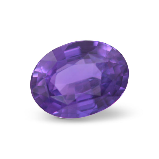 2.00 Karat violetter MADAGASKAR Oval-Saphir