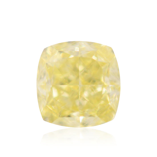2.01 Carat Fancy Intense Yellow Cushion Diamond VS1 GIA