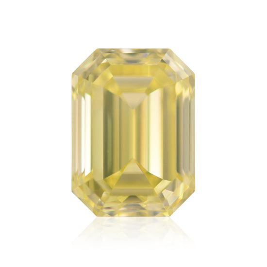 2.01 Carat Fancy Intense Yellow Emerald Diamond VVS2 GIA
