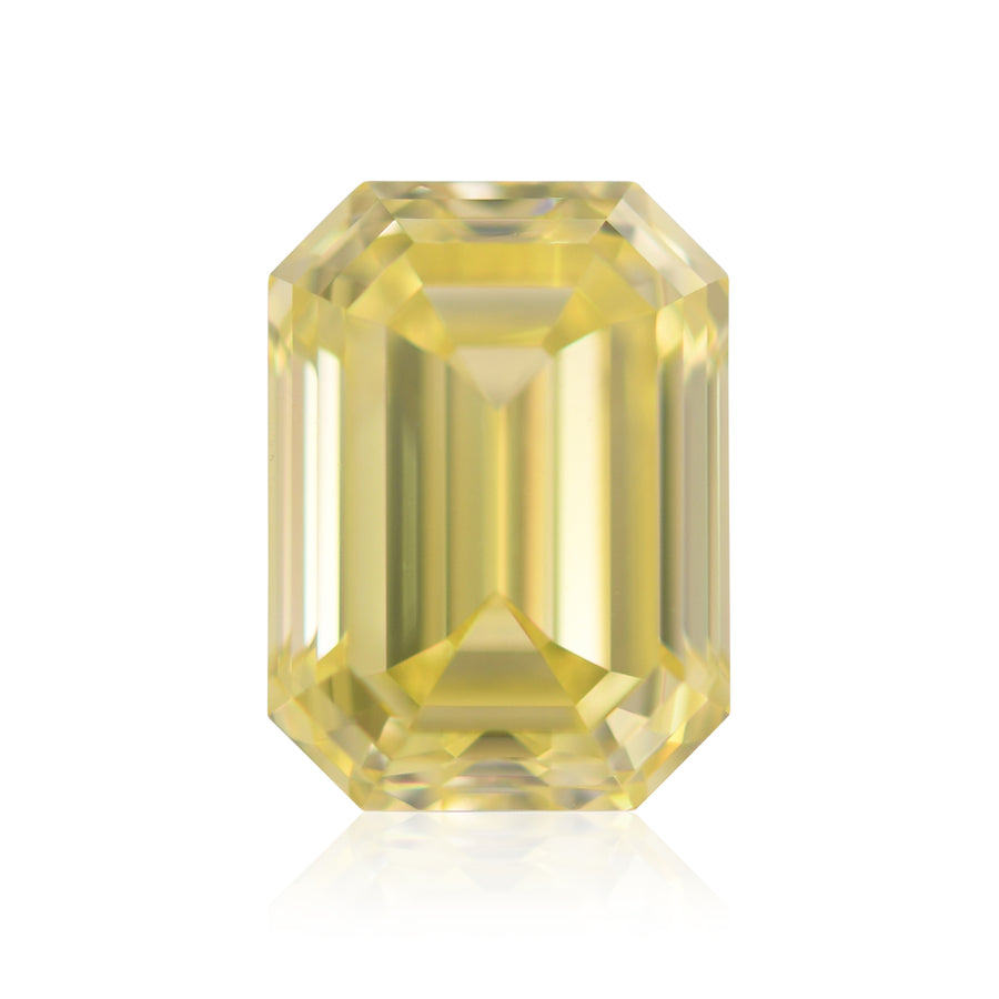 2,01 Karat Fancy Intense Yellow Smaragdschliff-Diamant VVS2 GIA