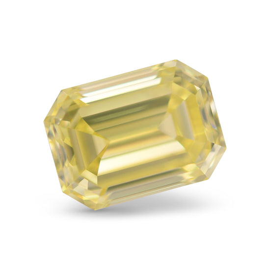 2.01 Carat Fancy Intense Yellow Emerald Diamond VVS2 GIA