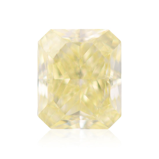 2.01 Carat Fancy Light Yellow Radiant Diamond VVS2 GIA
