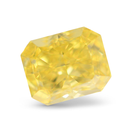 2.01 Carat Fancy Vivid Yellow Radiant Diamond VS2 GIA