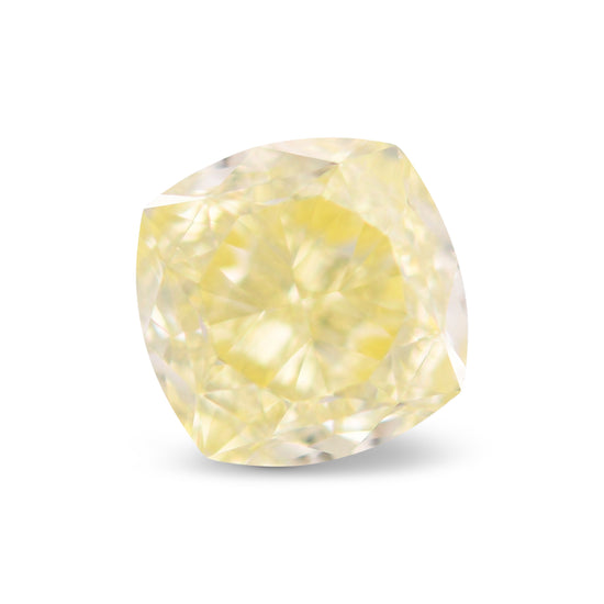 2.01 Carat Fancy Yellow Cushion Diamond VS1 GIA