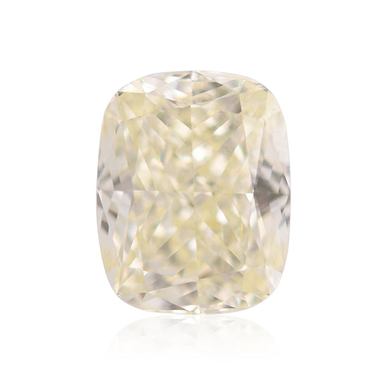 2.01 Carat Light Yellow Cushion Diamond VS1 GIA