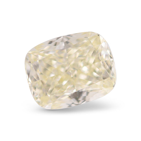 2.01 Carat Light Yellow Cushion Diamond VS1 GIA