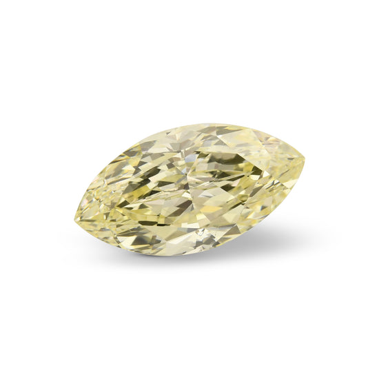 2.01 Carat Light Yellow Marquise Diamond VS2 GIA
