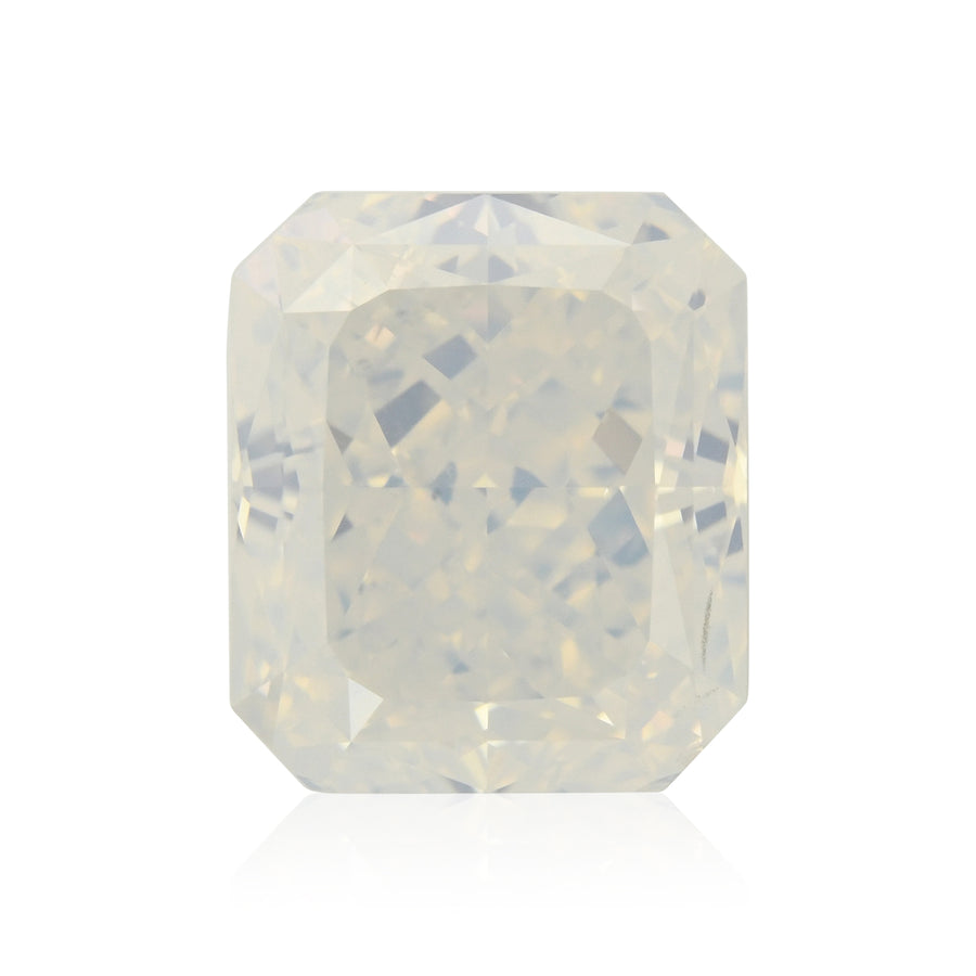 2.02 Carat Fancy White Radiant Diamond I2 GIA