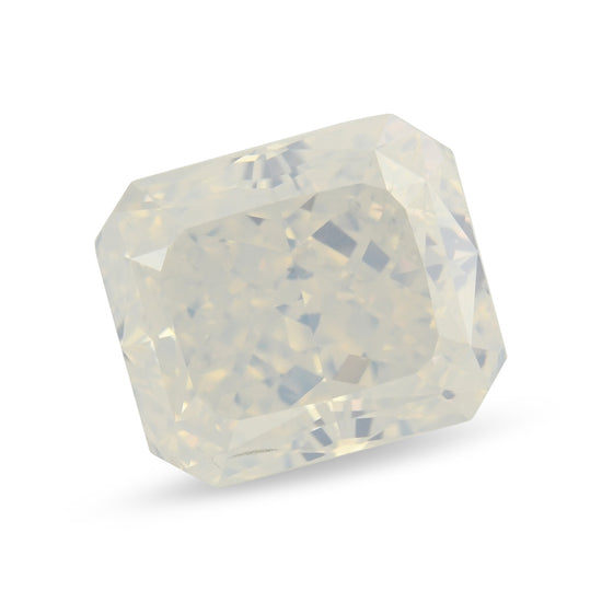 2.02 Carat Fancy White Radiant Diamond I2 GIA