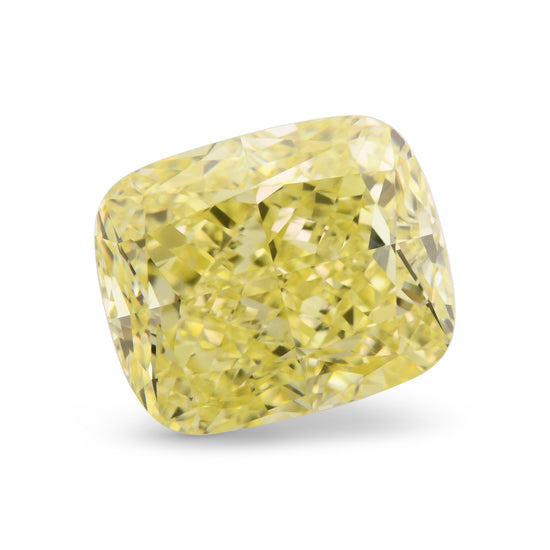 2.02 Carat Fancy Yellow Cushion Diamond VS1 GIA