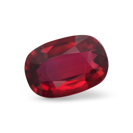 2.02 Carat Red MOZAMBIQUE Oval Ruby SSEF No Heat