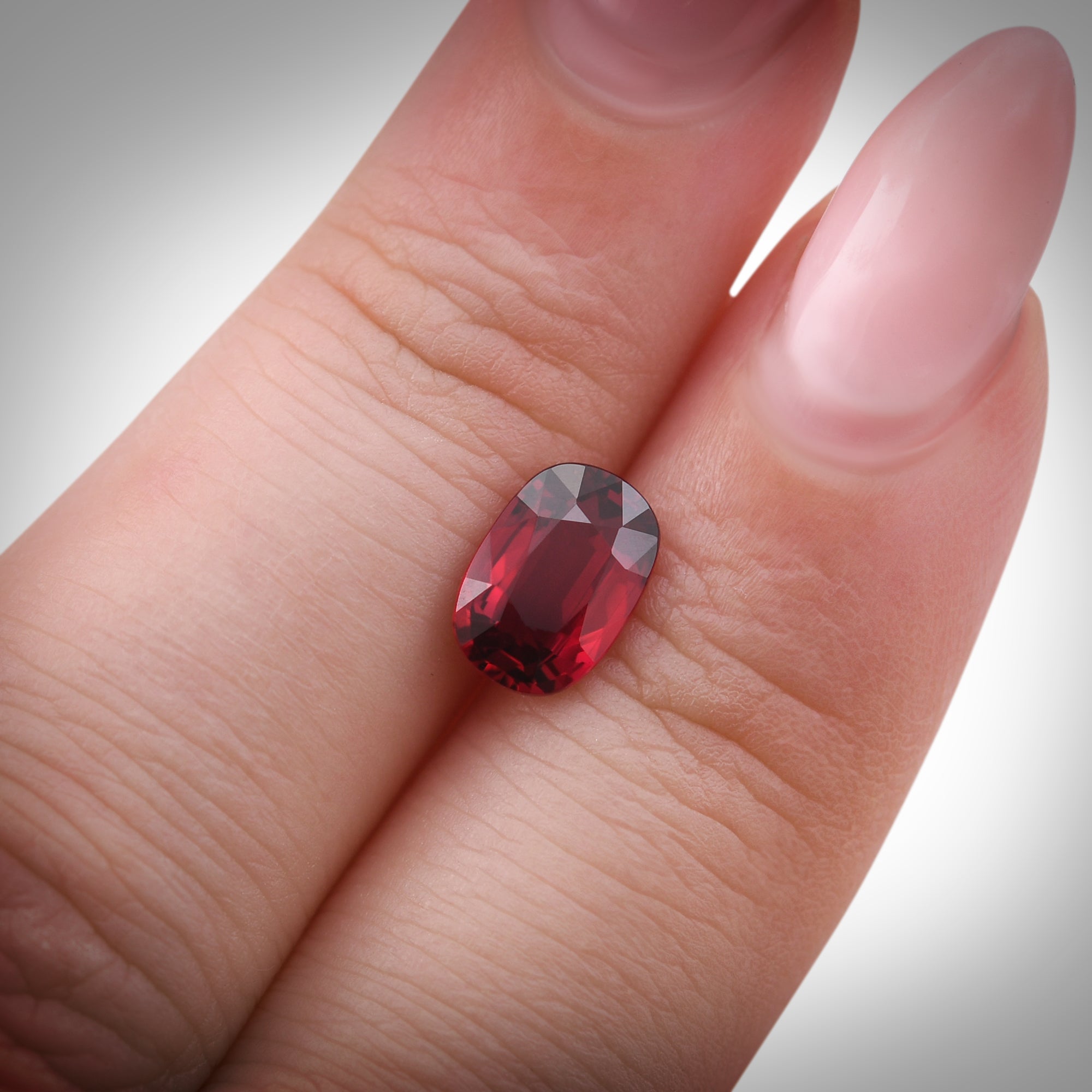 2.02 Carat Red MOZAMBIQUE Oval Ruby SSEF No Heat | LEIBISH