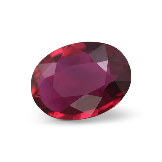 2.02 Carat Red MOZAMBICAN Oval Ruby GRS & AGL No Heat
