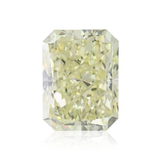 2.02 Carat Light Yellow Radiant Diamond SI1 GIA