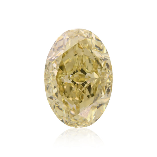 2.03 Carat Fancy Brownish Yellow Oval Diamond VVS1 GIA