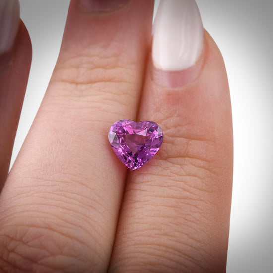 2.03 Carat Pink MADAGASCAR Heart Sapphire