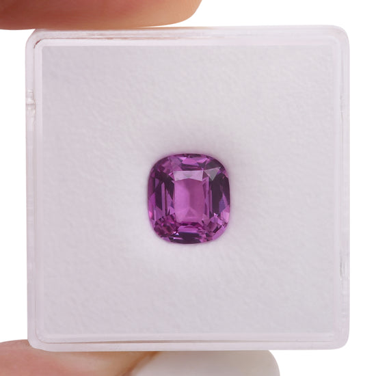 2.03 Carat Pink MADAGASCAR Cushion Sapphire