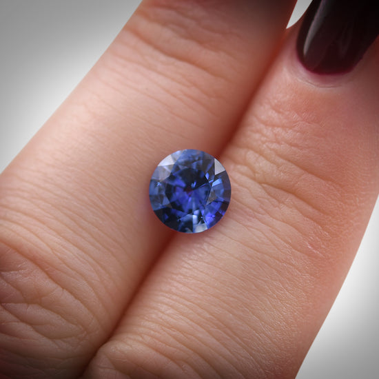 2.03 Carat Blue SRI LANKA Round Sapphire