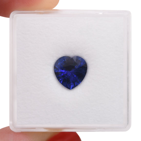 2.04 Carat Blue SRI LANKA Heart Sapphire CD