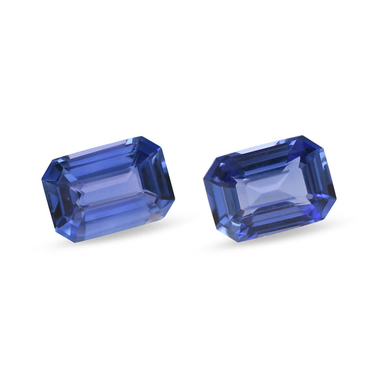 2.06 Carat Blue SRI LANKAN Emerald Sapphires Pair