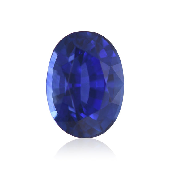 2,06 Karat blauer, ovaler Saphir aus SRI LANKA