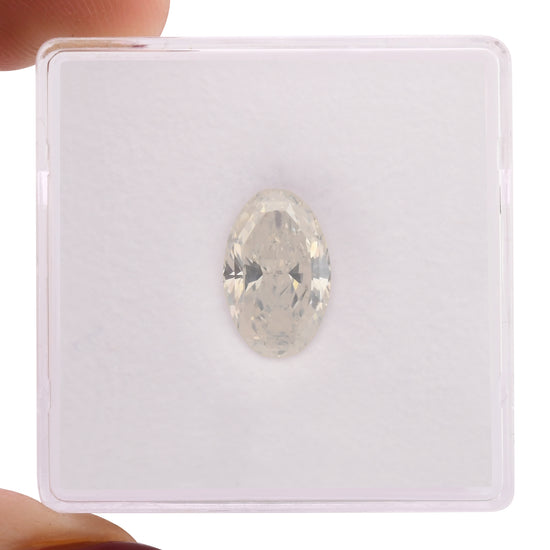Diamante Ovale Bianco Fantasia 2.08 Carati I1 GIA