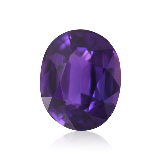 2.08 Carat Purple MADAGASCAR Oval Sapphire