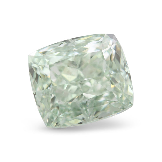 2.09 Carat Fancy Green Cushion Diamond SI1 GIA