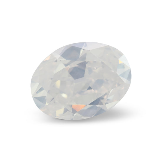 2.10 Carat Fancy White Oval Diamond GIA