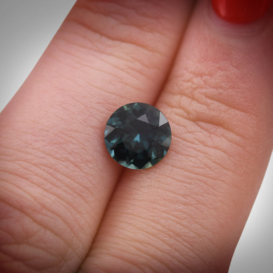 2.12 Carat Green MADAGASCAR Round Sapphire