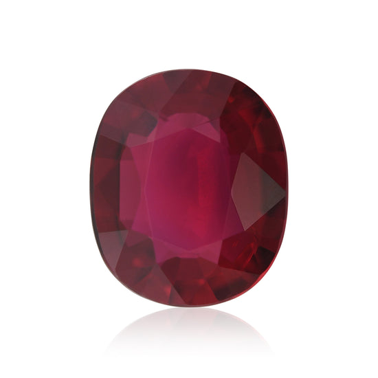 2.13 Carat Red MOZAMBICAN Oval Ruby AGL & GRS No Heat