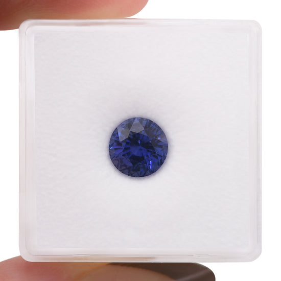 2.15 Carat Blue SRI LANKA Round Sapphire GIA