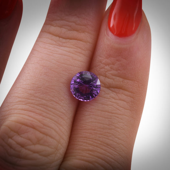 2.17 Carat Purple MADAGASCAR Round Sapphire
