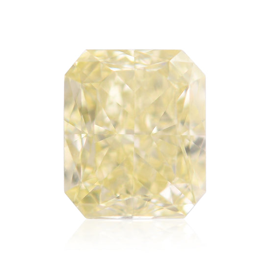 2.20 Carat Fancy Light Yellow Radiant Diamond VS2 GIA