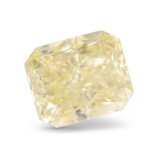 2.20 Carat Fancy Light Yellow Radiant Diamond VS2 GIA