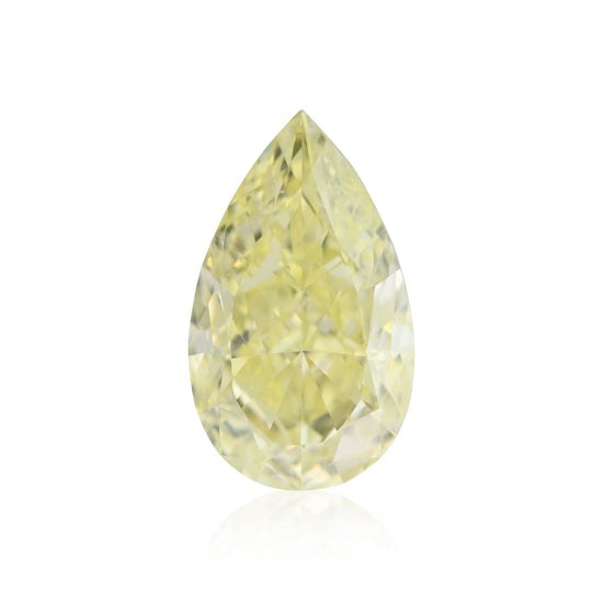 2.20 Carat Fancy Yellow Pear Diamond VS1 GIA