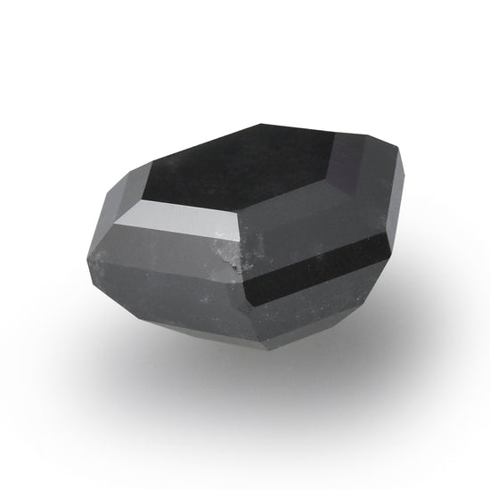 2.22 Carat Fancy Black Hexagonal  Diamond  GIA