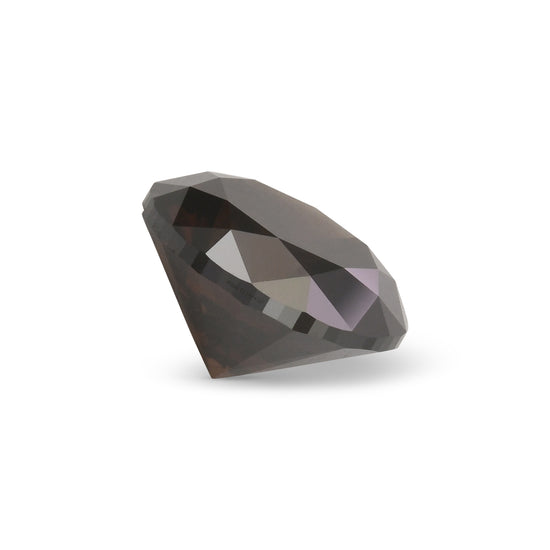 2.24 Carat Fancy Dark Brown Round Diamond (I1) GIA