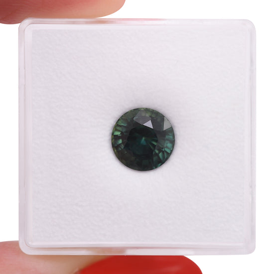 2.24 Carat Green MADAGASCAR Round Sapphire