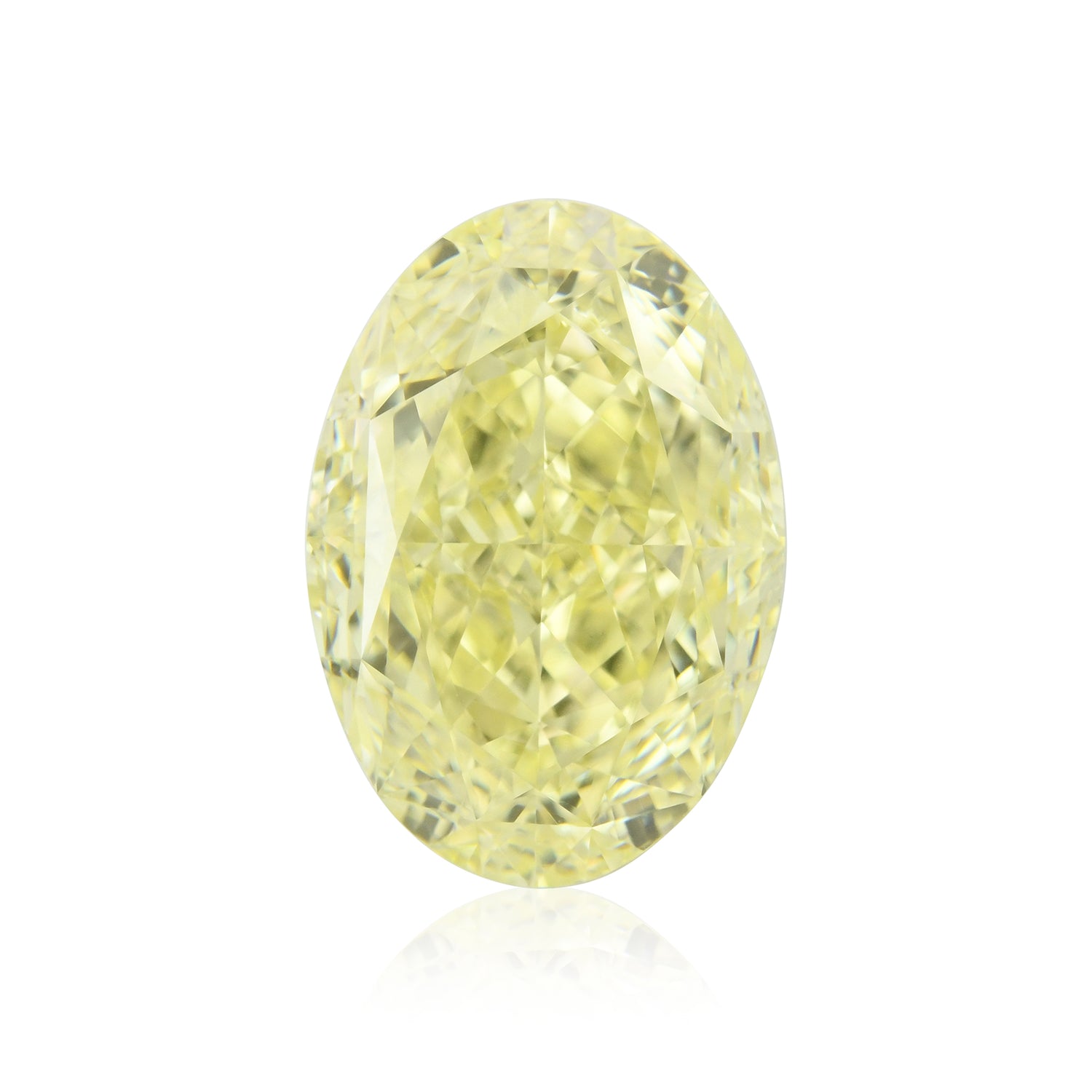 2.26 Carat Fancy Yellow Oval Diamond VS2 GIA