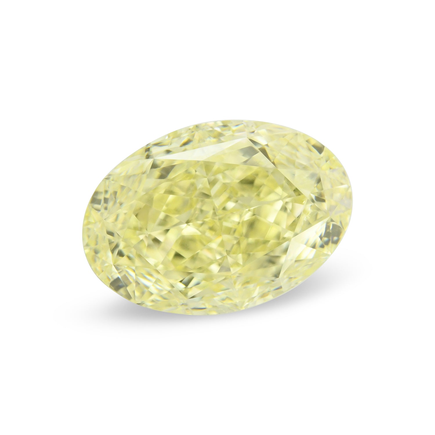 2.26 Carat Fancy Yellow Oval Diamond VS2 GIA