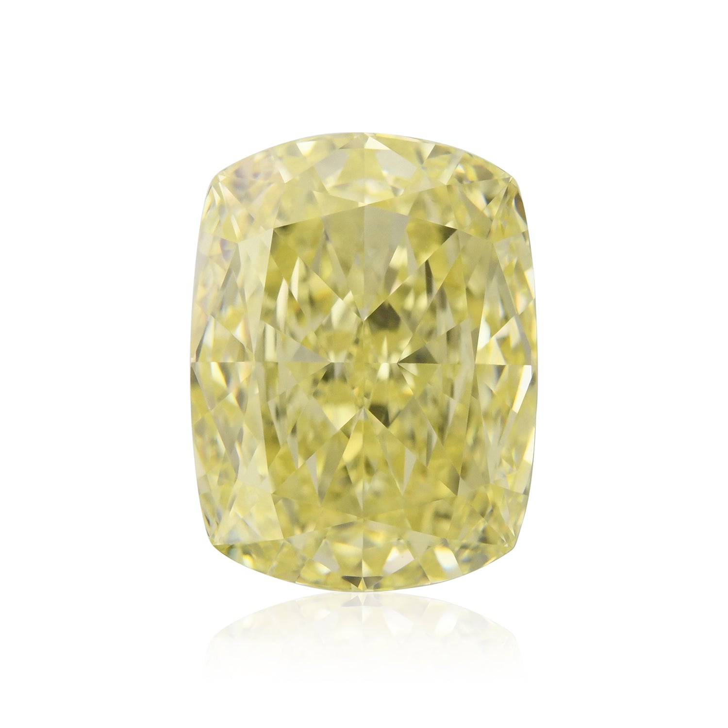2.26 Carat Fancy Yellow Cushion Diamond VS1 GIA