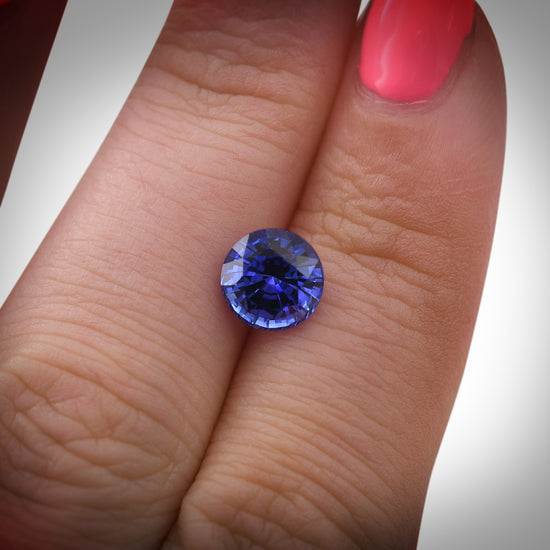 2.27 Carat Blue SRI LANKAN Round Sapphire