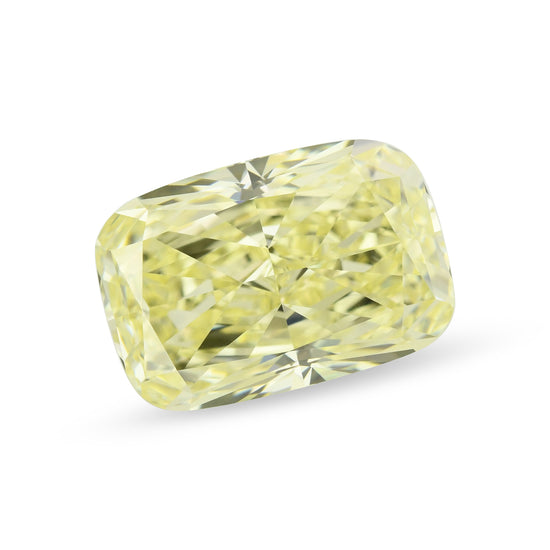 2,37 Karat Fancy Light Yellow Cushion Diamant VVS2 GIA