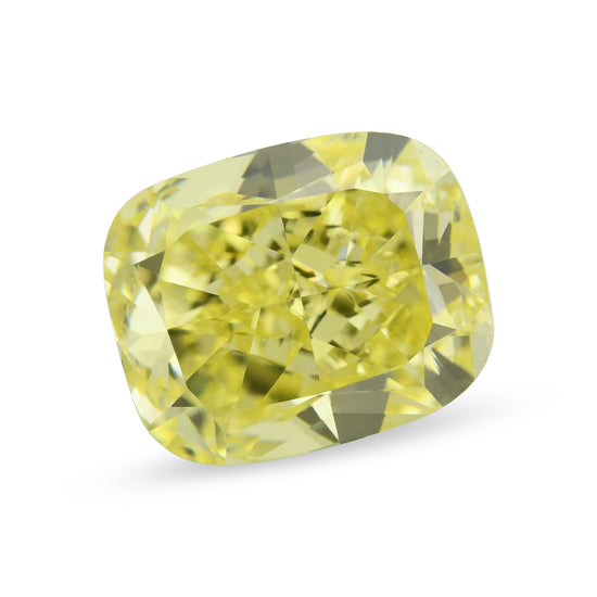 Diamante a Cuscino Fancy Intense Yellow da 2,38 Carati SI1 GIA