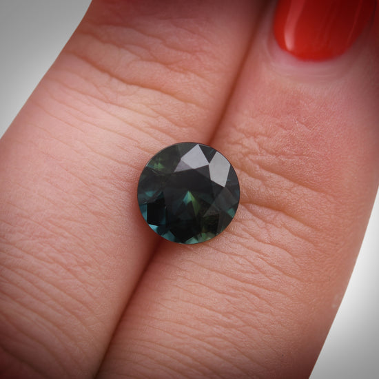 2.38 Carat Green MADAGASCAR Round Sapphire