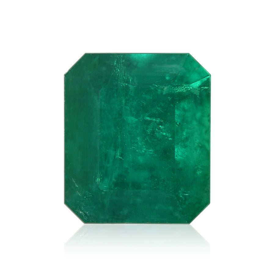Smeraldo COLOOMBIANO verde da 2,40 carati taglio smeraldo CD
