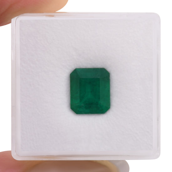 2.40 Carat Green COLOMBIAN Emerald Emerald CD