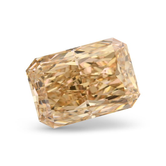 2.51 Carat Fancy Yellow Brown Radiant Diamond VS1 GIA