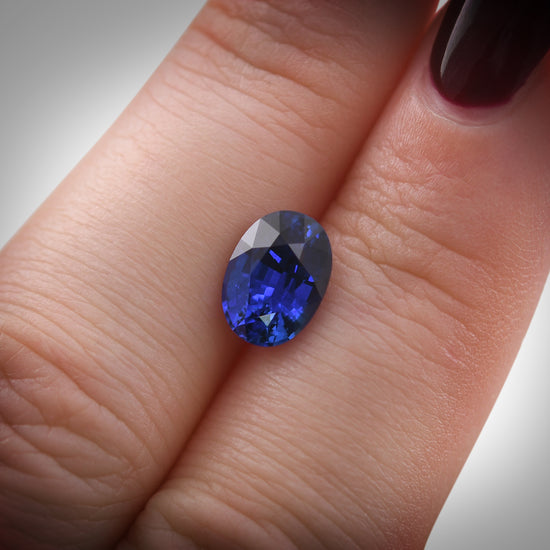 2.51 Carat Blue SRI LANKA Oval Sapphire